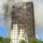 Grenfell Tower still smoking